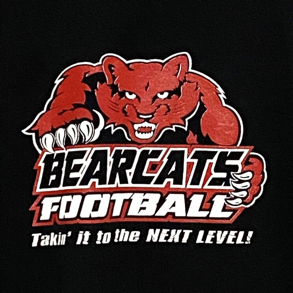 Bearcats Football T-Shirt 2XL Black‎